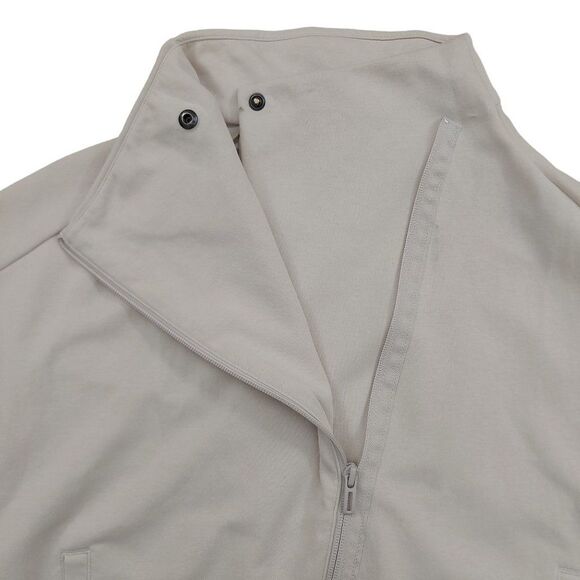 Adidas Heart Tracer Summer Jacket Womens Medium White Asymmetrical Zip Mesh - Picture 4 of 15